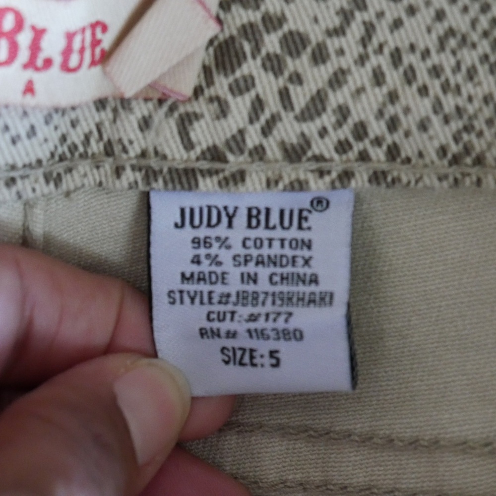 NWT Judy Blue Snakeskin Print Jean Size 3 (25) - Picture 4 of 5